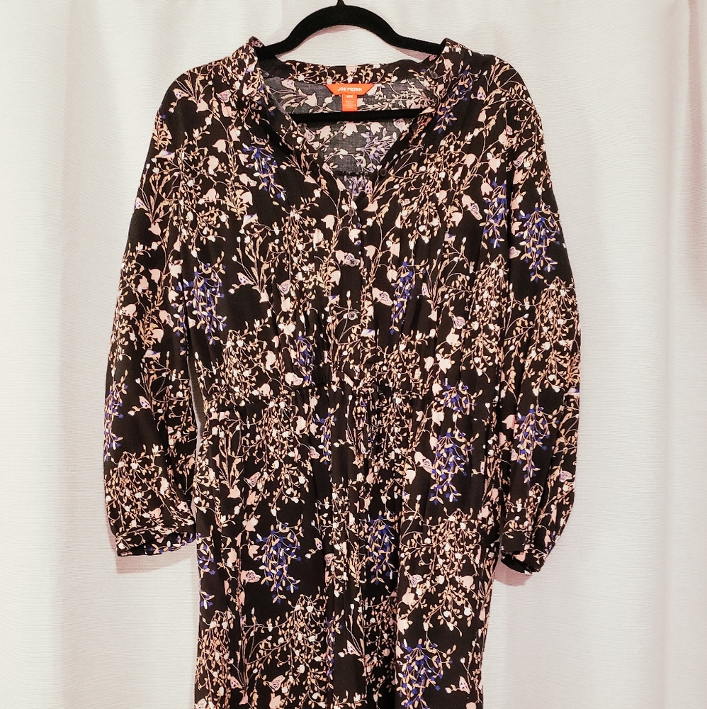Joe Fresh long sleeve dress with pockets